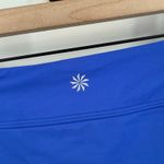 Athleta  Celine Swim Skirt Size Small Blue Sarong Athletic Ruched Tidal Cinch Photo 4