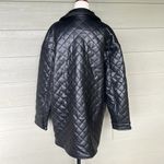 Topshop  “Quinn” Faux Leather Quilted Jacket Photo 6