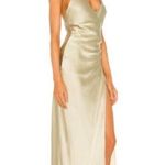 NWT Ser.o.ya Emma Midi Silk Dress in
Sage Sz Small $395‎ Green Photo 0