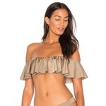 Eberjay Eberjey Tan Nude Brown Off Shoulder Bikini Top Photo 31