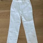 Tularosa  Straight Leg Pants With Button Detail in White Photo 0