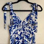 Alexis  For Target Botanical Blue Asymmetric Dress XS Photo 10