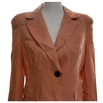 Aryn K  Anthropologie One Button Linen Blazer Size Medium Photo 1