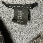 Tahari Gray Fuzzy Teddy Button Up Sweater Jacket Women's Size XS Photo 3