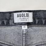 AGOLDE  Denim Shorts Womens 25 Black Micah Cut Off Jean Festival Boho Minimalist Photo 5