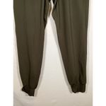JISAI Nylon Pants Olive Green Jogger Drawstring Gorpcore Activewear Womens Small Photo 1