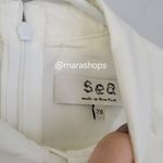 Sea New York Plaid Corset Button Down Shirt Gray Size XS Photo 5