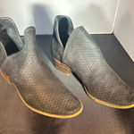 Lucky Brand Woven Black Ankle Booties Women's Size‎ 8M Low Heel Casual Comfort Everyday Photo 0