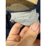 Everlane  Japanese GoWeave Light Drawstring Dress Navy Blue Sz 10 Photo 2