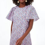 Hyacinth House Lilac Floral Viola Mini Dress Purple Size L Photo 0