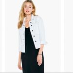 Nic+Zoe Nic +‎ Zoe Super Stretch Denim Jacket with Raw Hem Size Small Photo 6