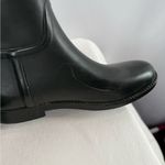 Tory Burch  Leather Rubber Diana Equestrian Riding Boots in Black Brown Size‎ 8 Photo 4