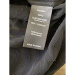 Eleven Paris  Women's 34 Black Sheer Geometric Sleeveless Tunic Blouse Grunge Hip Photo 7