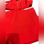 superdown NEW! Revolve  Alondra Cutout Romper in Red XL Photo 6