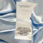 Lulus NEW  Love Me Forever Light Blue Tie Strap Square Neck Maxi Dress Formal L Photo 11