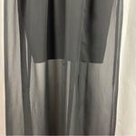Catch My i Medium High Waist Sheer Skirt Maxi Dress Sleeveless V Neck Black Photo 3