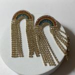 Nasty Gal Rainbow Rhinestone Waterfall Earrings Photo 3