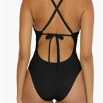 Becca Swim Coast Cutout One Piece Swimsuit Black Gold Size Large NEW with tags! Photo 1