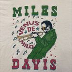 Miles Davis Venus de Milo Jazz Trumpet Icon Oversized T-Shirt Size Large Photo 1
