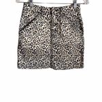 Hollister  Ultra High Rise Button Fly Leopard‎ Skirt Photo 1