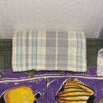 Colorful Fish Print Women's Canvas Bag…Bright and Cheerful Purple Photo 3