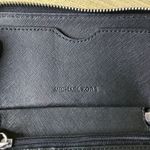 Michael Kors  Wallet Black Saffiano Leather Zip Around Wristlet Card Holder Chic Photo 3