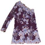 Free People EUC  Floral Embroidered Dress Purple Size 4 Photo 4