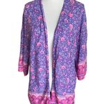 Cupcakes & Cashmere Women‎ Floral PINK/Purple Kimono Medium Pink Photo 0