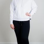 Z Supply Cut Out White Hoodie Photo 0