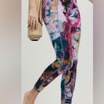 Sweaty Betty  Super Sculpt 7/8 Yoga Leggings Size Medium  Water Color Photo 1