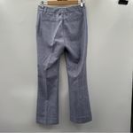 QL2 Quelledue Blue & White‎ Houndstooth Wide Leg High Rise Dress Pants Size 40 Photo 3