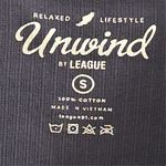 Unwind by League Women's Blue Crew Neck Sweatshirt Size S Casual Long Sleeve Photo 5
