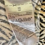 Banana Republic NWT Factory Knit Halter Black Tan Animal Print Romper Photo 4