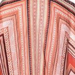 Sol & Mer Womens One Size Kimono Orange White Stripe Beach Summer Wrap Shawl Photo 5