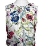 Women’s Sleeveless Floral Dress White Multicolor Size M (pit To Pit 19.5”) Size M Photo 1