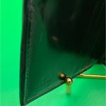 Gucci A Very Nice Rare Black Patent Leather Snap Square Shaped Wallet Photo 4