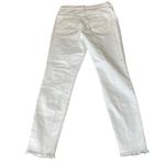Madewell  Womens 29 Waist 10" High-Rise Jeans White‎ Step-Hem Frayed Button Fly Photo 7