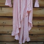 NWT Sleeper Juliette Shirred Asymmetric Dress in Pink Size M Photo 6