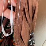 Lulus  Velvet Floral Off-the-Shoulder Maxi Dress Brown Puff‎ Sleeve Womens S New Photo 12