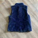 J.Crew  Vest Plush Royal Blue Vegan Fur Medium Outerwear Photo 7