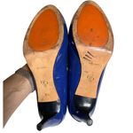 Cole Haan Nike Air Blue Patent Heels 7.5B Mid Pump Leather Comfort Shoe Photo 11