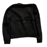 Zyia Active Women’s Black Ventilated Mesh Bomber Jacket Zip Photo 5