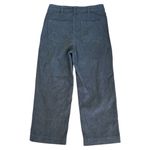 Marine layer  Bluish/Gray Corduroy Bridget Wide Leg Cropped Pants Size 12 Photo 4