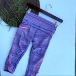 Lululemon Run Top Speed Crop Space Dye Iris Flower Purple Pink 4 Photo 1