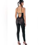 Perilla Lingerie WILD PANTHER JUMPSUIT Small NWT Black Photo 2
