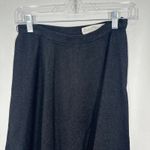Bernhard Altmann Vintage 100% Pure Wool A Line Midi Skirt Charcoal Gray Size 24 Photo 4