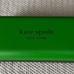 Kate Spade  Vibrant Green and Brown Eyewear Case Photo 0