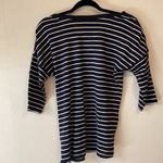 Tommy Bahama  Black and White Stripe T shirt SP Photo 2
