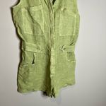 Young Fabulous and Broke NWT  Hudson green linen blend cargo romper Photo 3