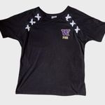 Victoria's Secret PINK Victoria‎ Secret colab 5th & Ocean Washington Huskies short sleeve shirt XS Photo 0